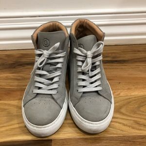 GREATS Royale High Tops in Grey Suede